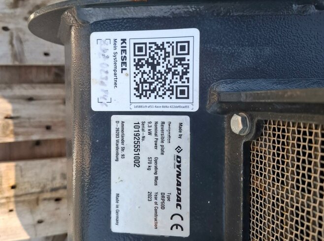 Dynapac Vibrationsplatte DRP60D