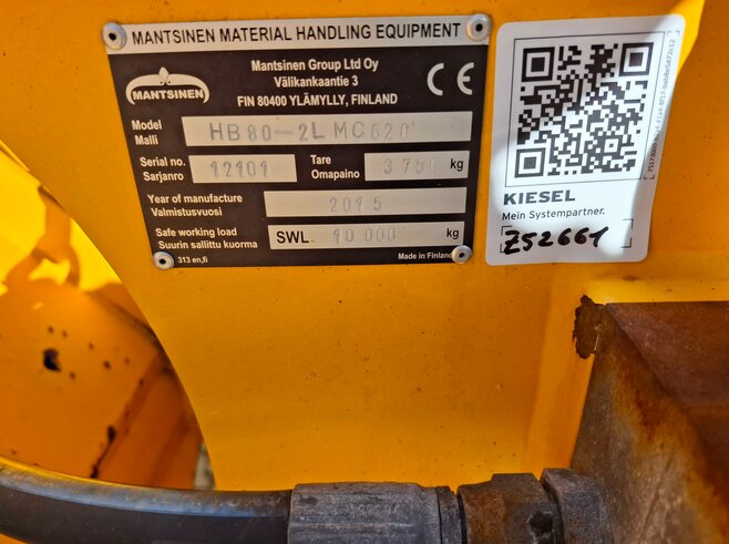 Mantsinen Zweischalen-Verladegreifer HB80-2L