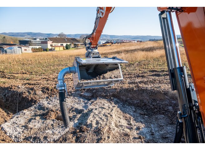 Hydraulische Entleerung