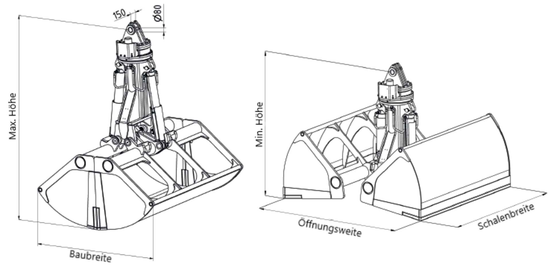 Грейфер для чистки колодца крот