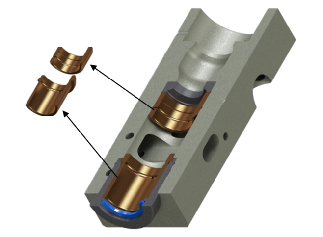 Bronze-Führungsbuchse