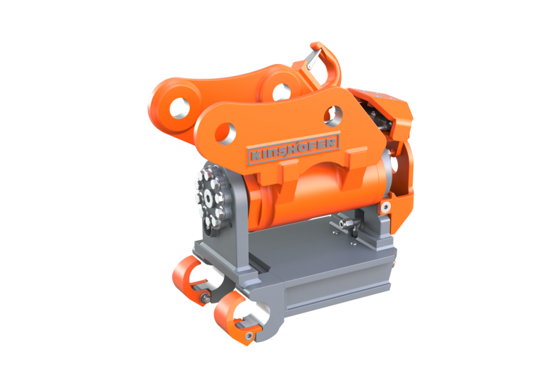 Kinshofer TC02/KHS01 Schwenkmotor mit hydr. Schnellwechsler