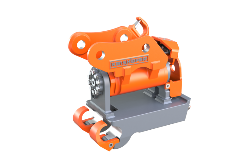 Kinshofer TC03/KMS03 Schwenkmotor mit mech. Schnellwechsler