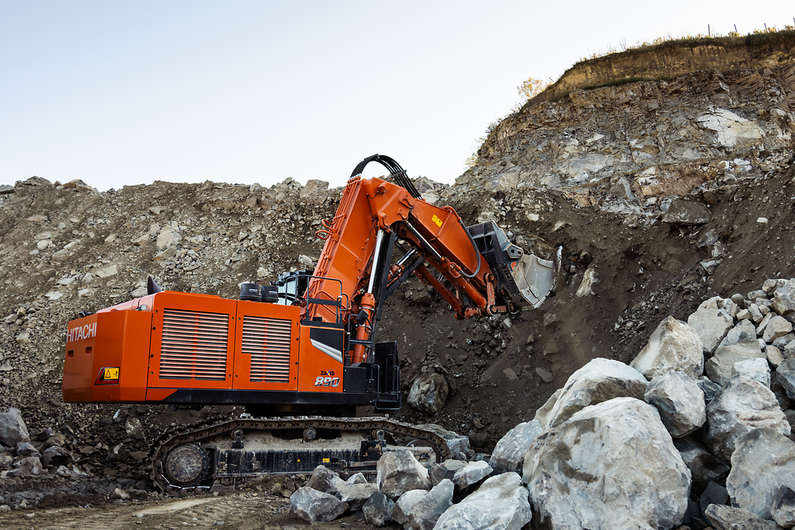 KTEG Der Hitachi 890LD-7 Hochlöffelbagger