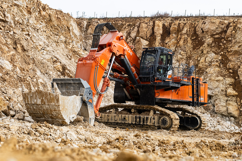 KTEG Der Hitachi 890LD-7 Hochlöffelbagger