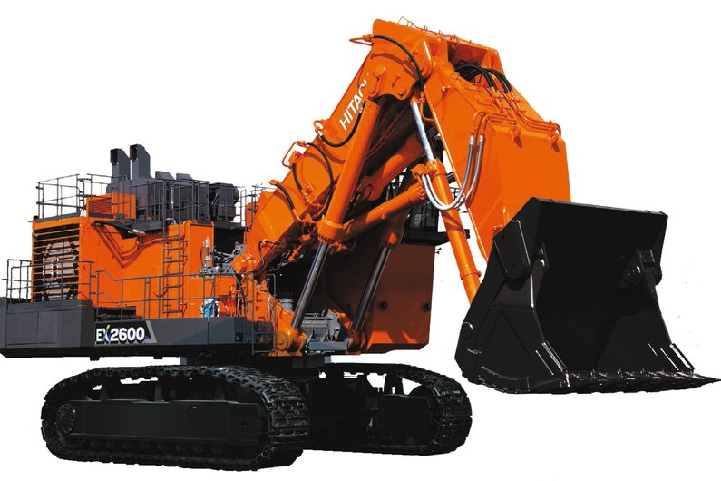 Hitachi  Der Hitachi EX2600-6 Großbagger