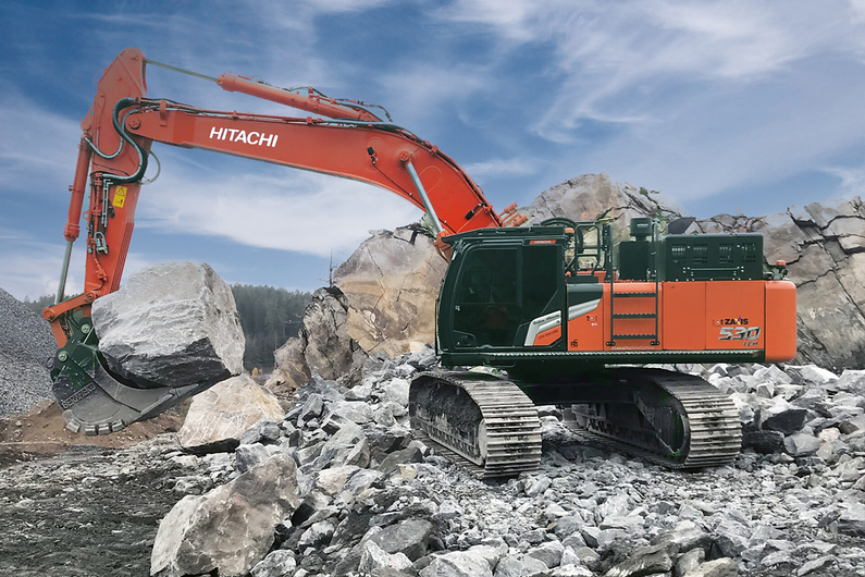 Hitachi  Der Hitachi ZX530-7 Großbagger