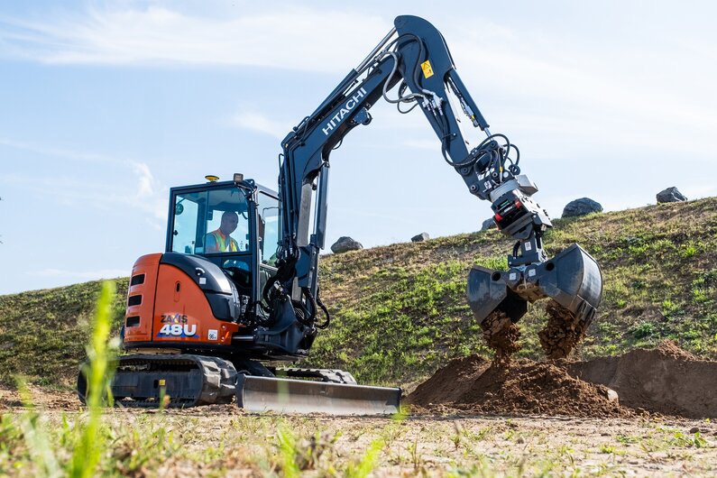 Hitachi  Der Hitachi ZX48U-6 Minibagger