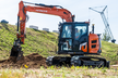 Hitachi  Der Hitachi ZX95US-7 Kompaktbagger