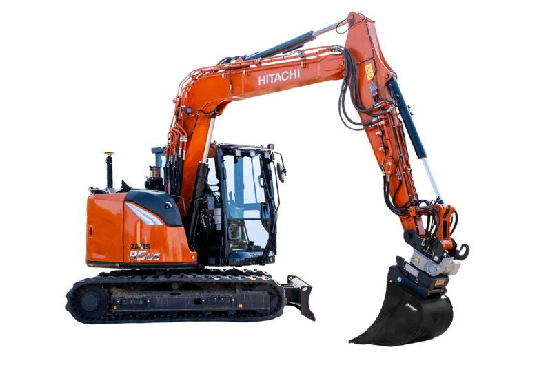 Hitachi  Der Hitachi ZX95US-7 Kompaktbagger
