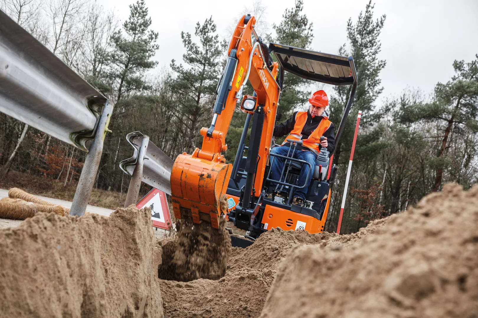 ゆん Der Hitachi ZX17U-6 Minibagger