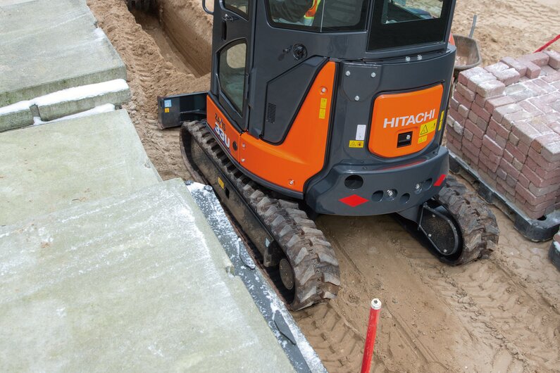 Der Hitachi ZX33U-6 Minibagger