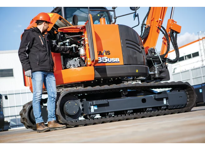 Der Hitachi ZX33U-6 Minibagger
