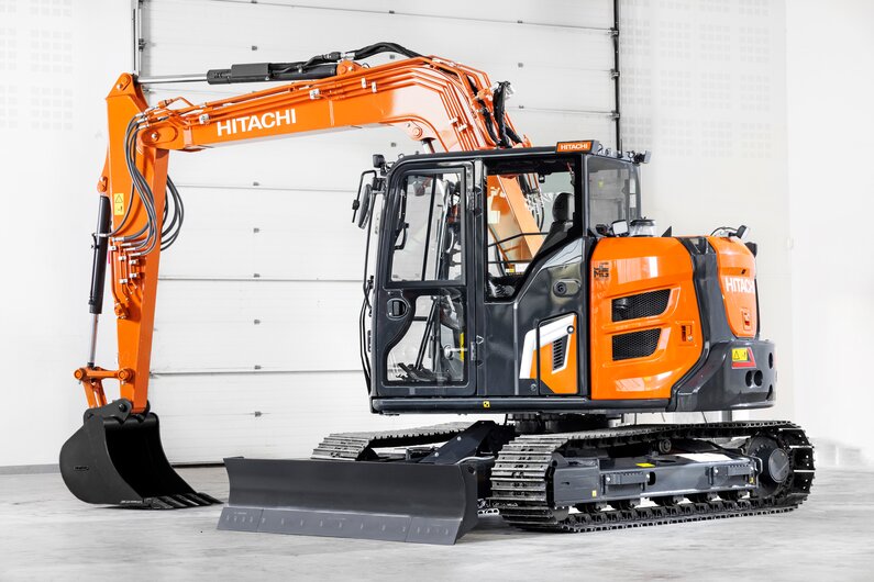 Der Hitachi ZX95US-7 Kompaktbagger