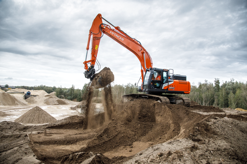 Der Hitachi ZX300-7 Raupenbagger