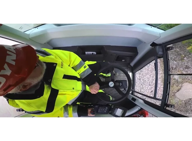 180° drehbarer Arbeitsplatz