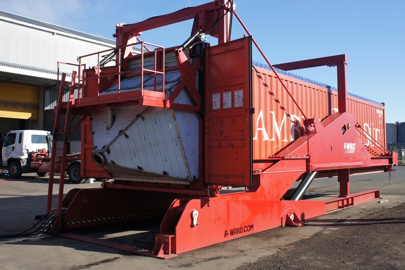 A-Ward Container Entlader