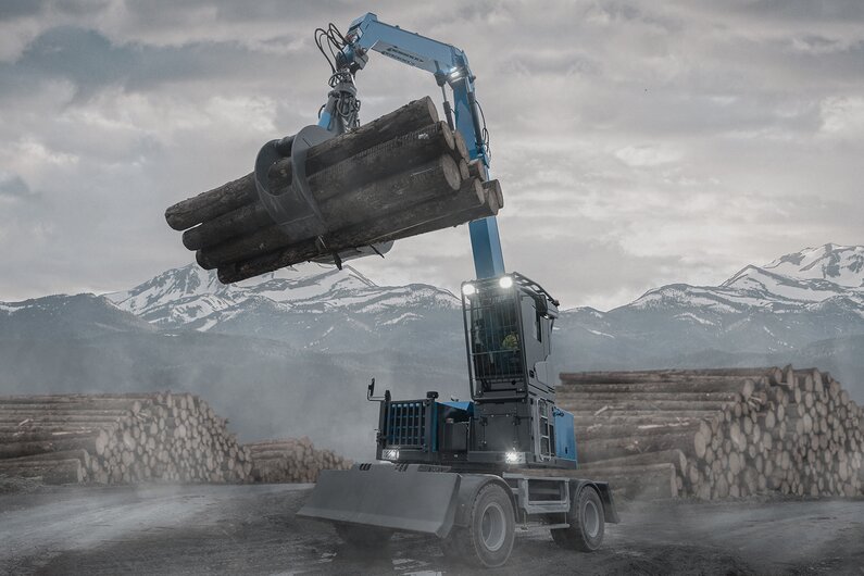 TEREX GLOBAL BAD SCH MHL434F - Die Holzumschlagmaschine