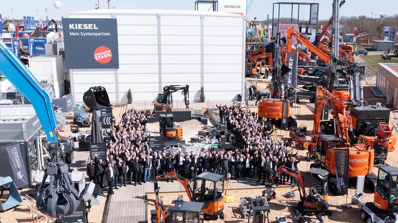 Kiesel Gruppenfoto bauma 2025