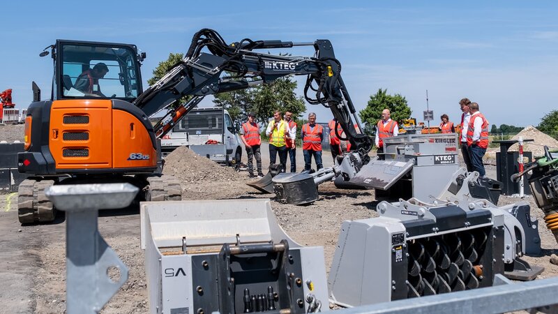 KTEG P-Line Live-Demo für Firma Streicher