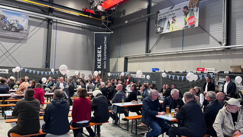 Einweihungsfest in der Werkstatt